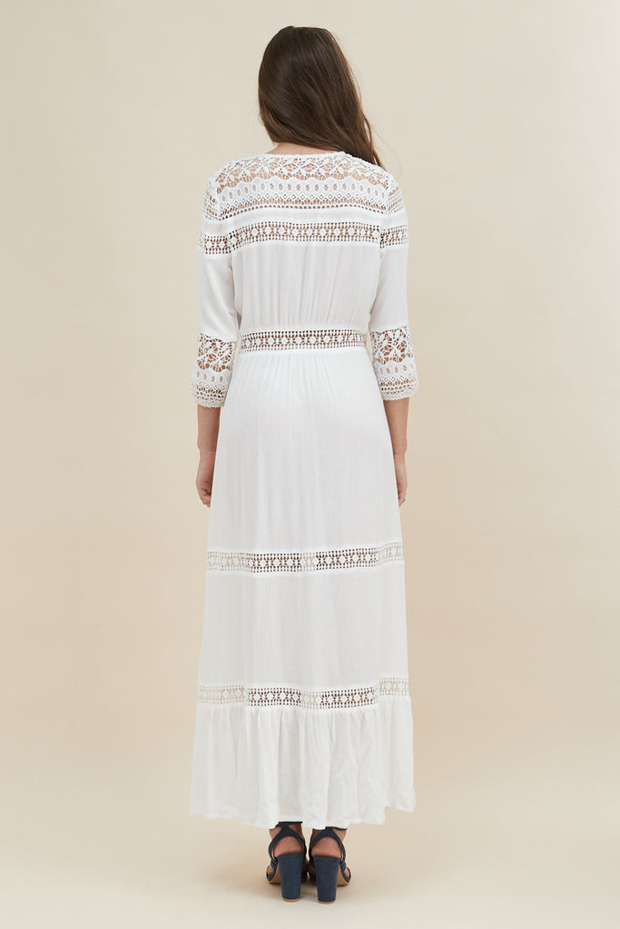 Gypsy Light Maxi Dress - White - Morrisday | The Label - 7