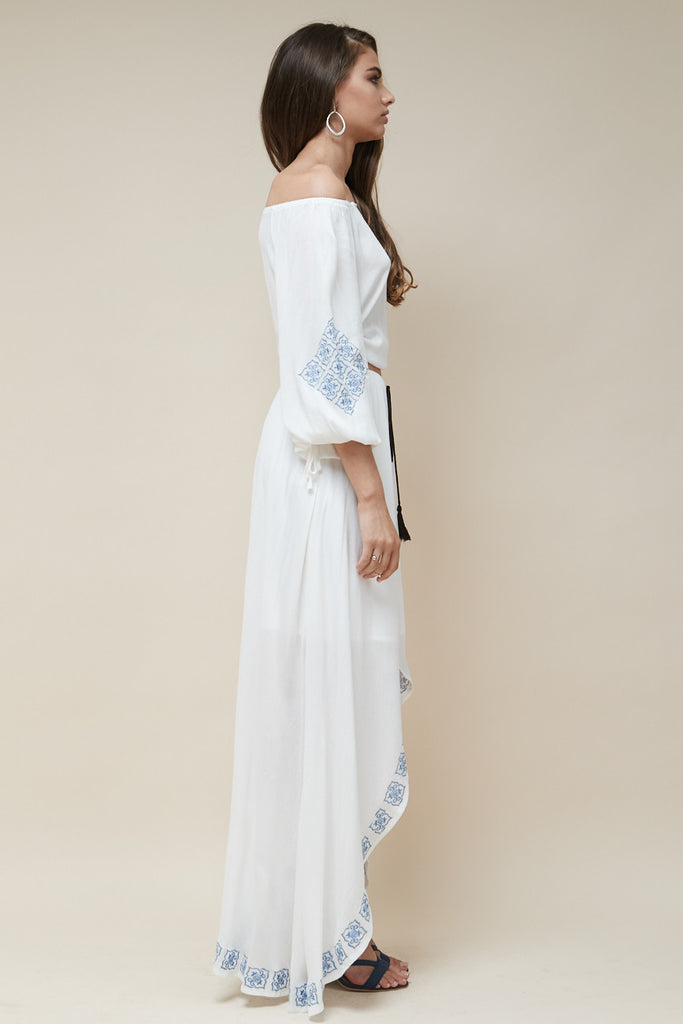 Mykonos Embroidered Maxi Skirt - Morrisday | The Label - 2