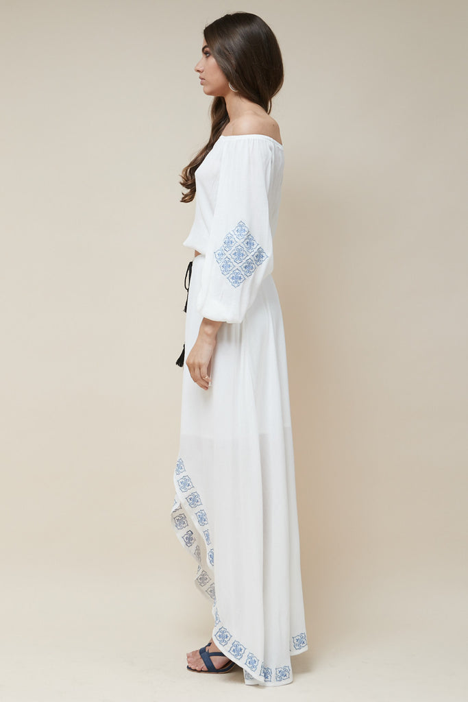 Mykonos Embroidered Maxi Skirt - Morrisday | The Label - 3
