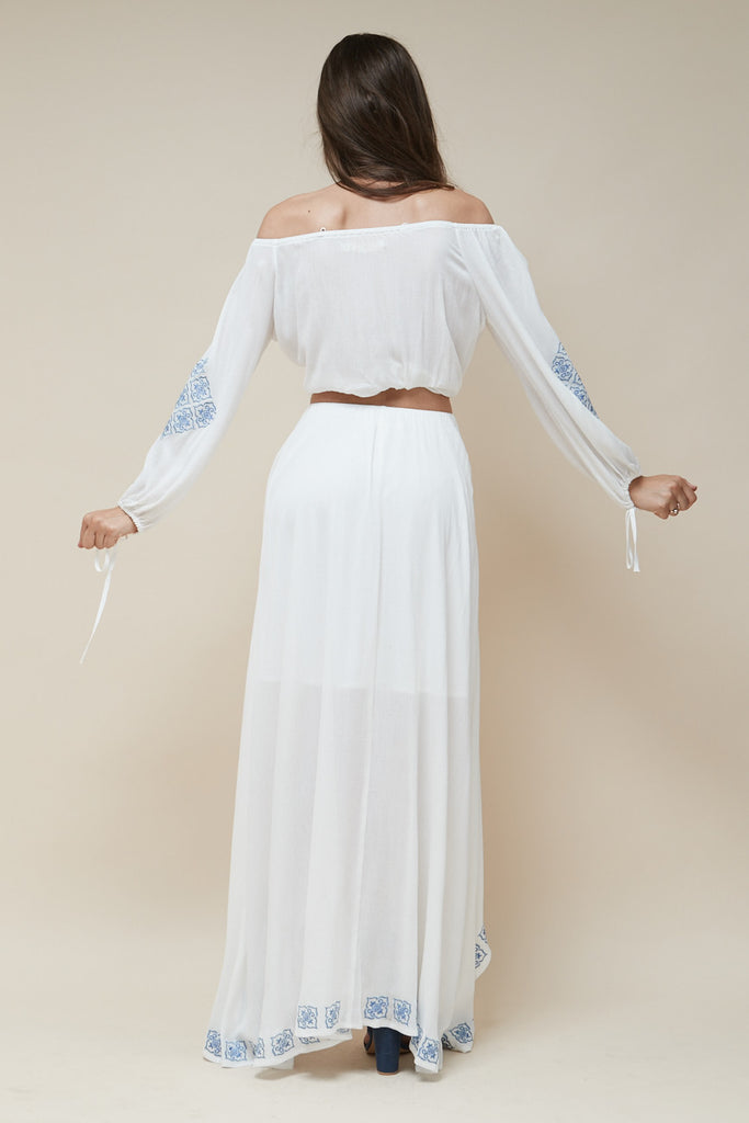 Mykonos Embroidered Maxi Skirt - Morrisday | The Label - 4