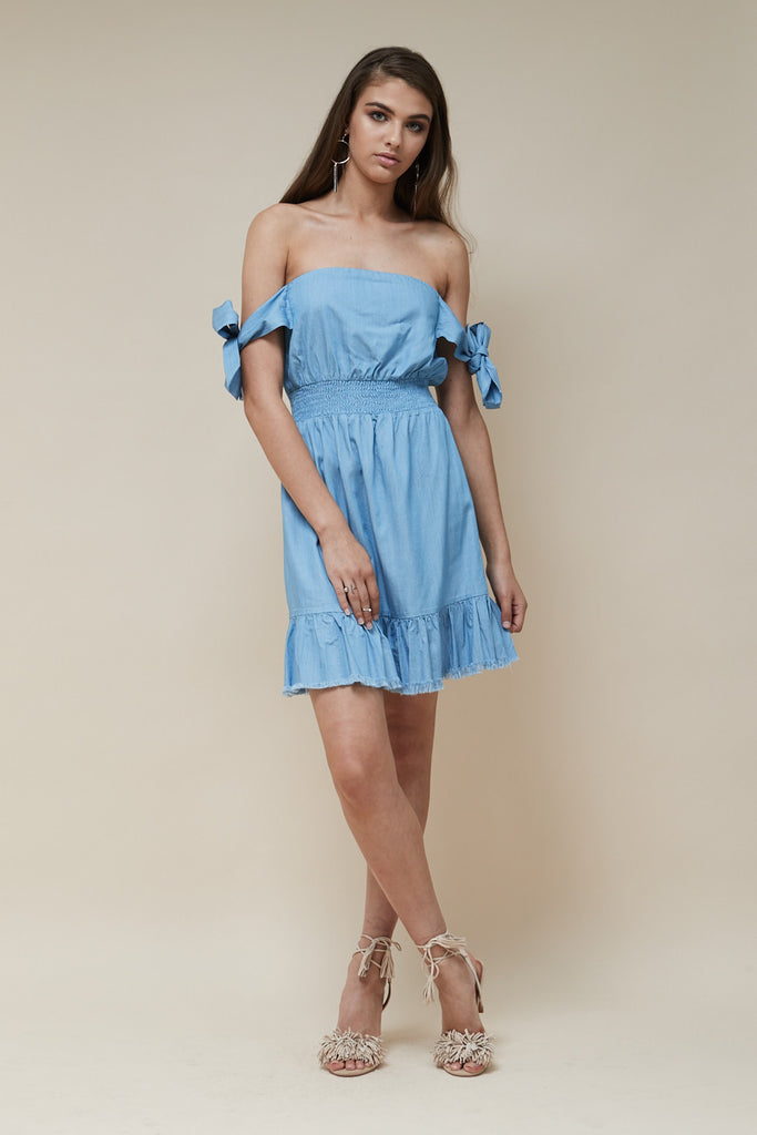 Indie Mini Dress Chambray - Morrisday | The Label - 2