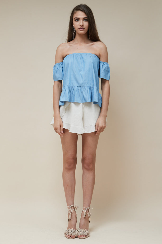 Sweet Nothing Top Chambray - Morrisday | The Label - 3