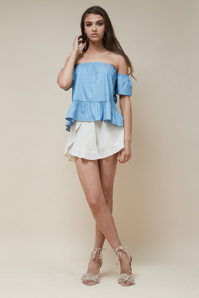 Sweet Nothing Top Chambray - Morrisday | The Label - 1