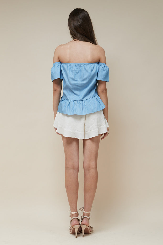 Sweet Nothing Top Chambray - Morrisday | The Label - 5
