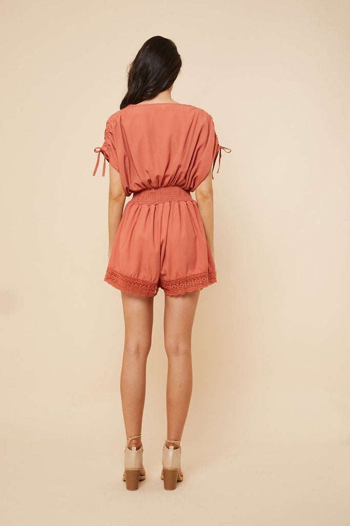 Sweet Lucy Playsuit Coral